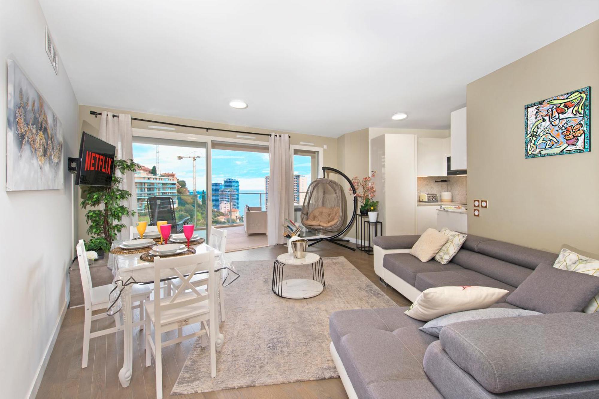 Apartment Grande Terrasse - Vue - Parking - Bk *