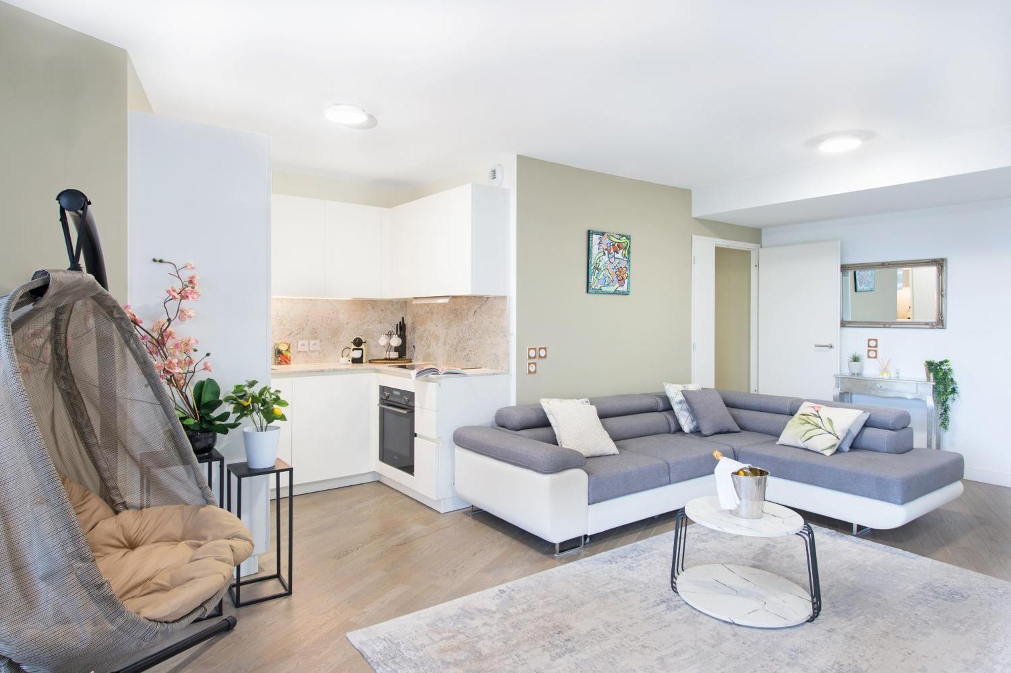 Grande Terrasse - Vue - Parking - Bk Apartment Beausoleil