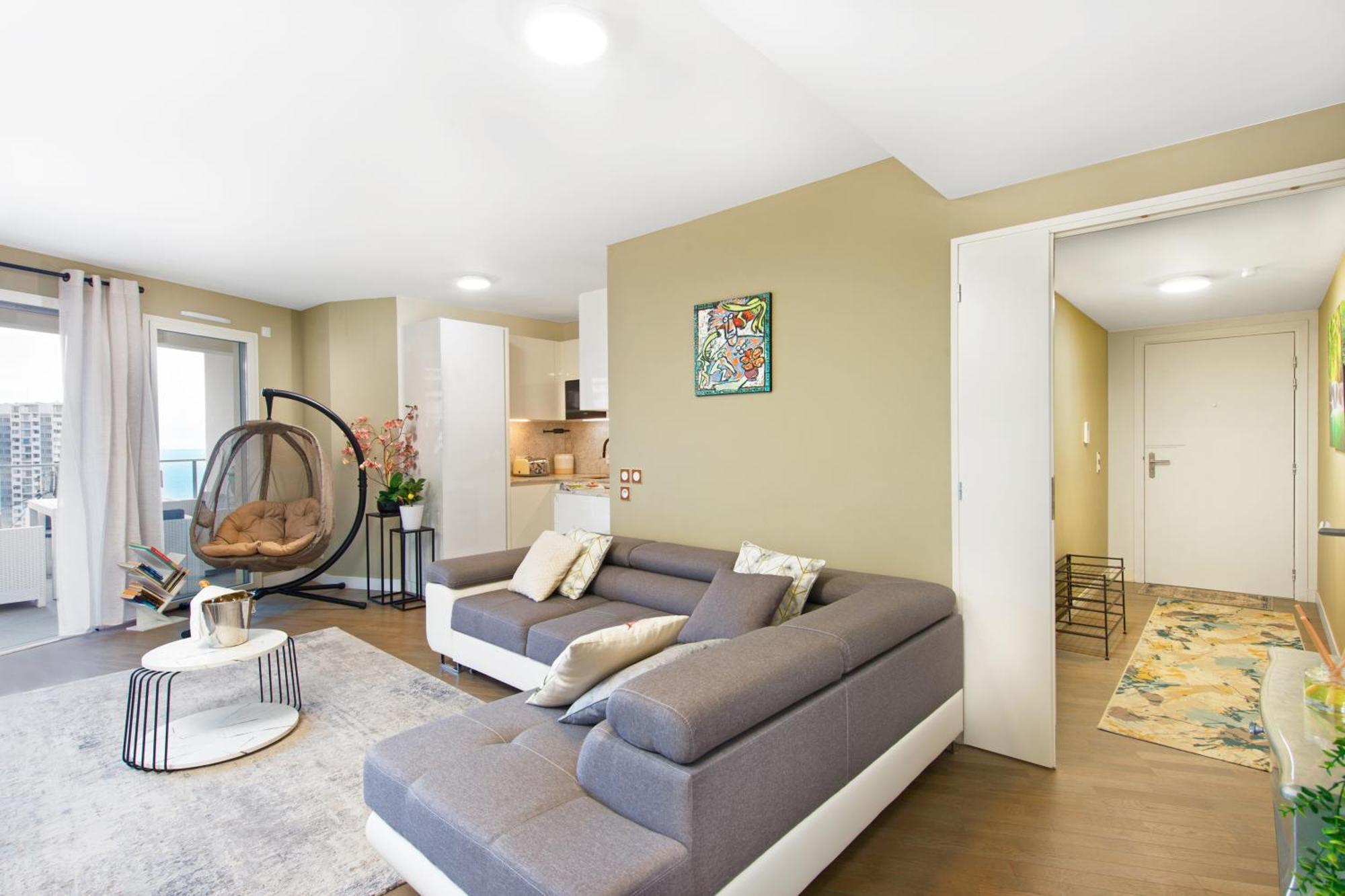 Appartement Grande Terrasse - Vue - Parking - Bk